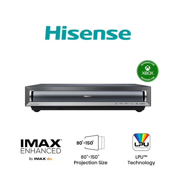 Hisense PX3-PRO Proiector cu rază ultra scurtă 2700 ANSI lumens DLP UHD 4K (3840x2160) 3D Negru