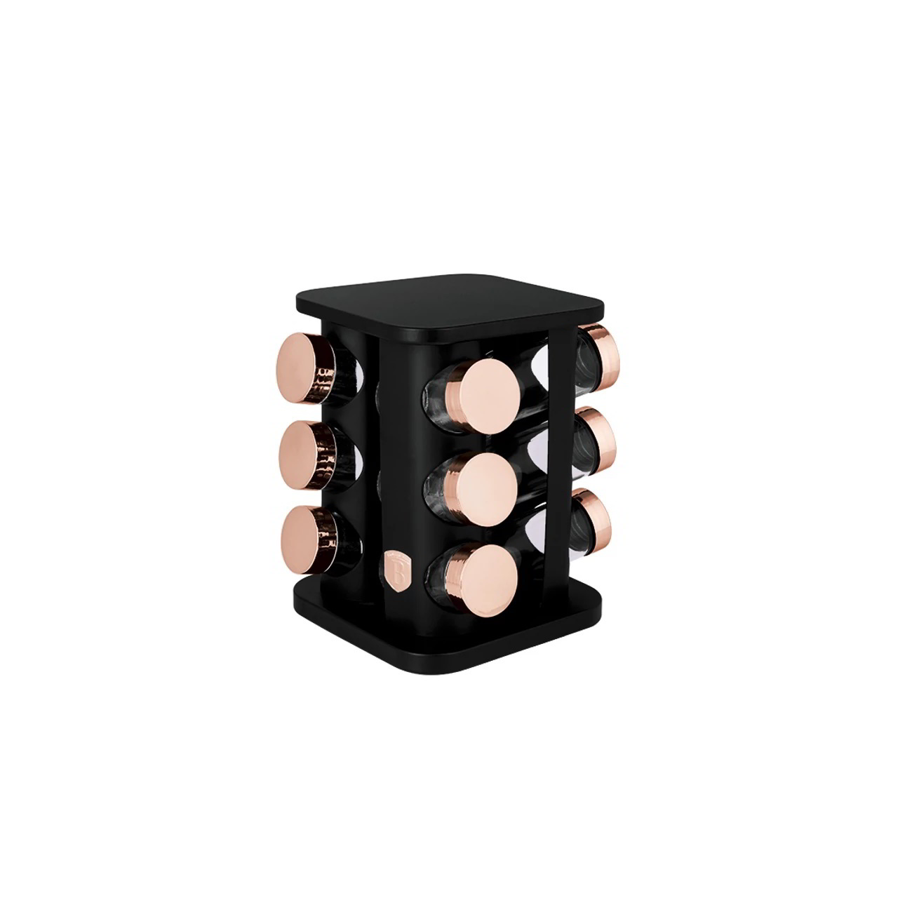 Berlinger Haus BH/8559 Fűszertartó állvánnyal - Fekete (13 fűszertartó / csomag) (BH/8559)