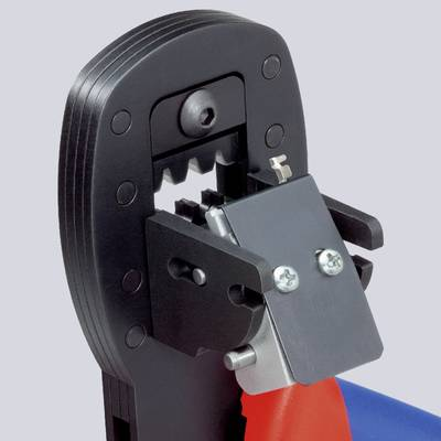 Krimpelő fogó miniatűr dugóhoz, párhuzamos krimpelés, barnított, D-SUB, HD 20 HDE dugó, Knipex 97 54 24 (97 54 24)