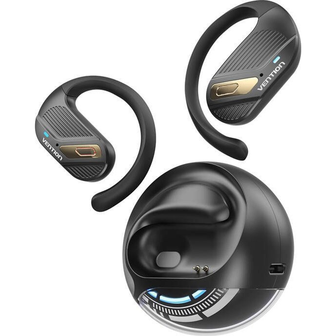 TWS Earphones Vention OpenBeat O12 NBUB0 (Black) (49602-0)