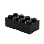LEGO SNÍDAŇOVÝ BOX LUNCHBOX KOSTKA 8 SVAČINOVÝ BOX ČERNÝ + TAŠKA