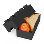 LEGO SNÍDAŇOVÝ BOX LUNCHBOX KOSTKA 8 SVAČINOVÝ BOX ČERNÝ + TAŠKA