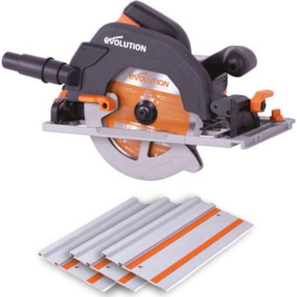 Pilarka tarczowa Evolution R185CCSX 1600 W 185 mm + szyna prowadząca