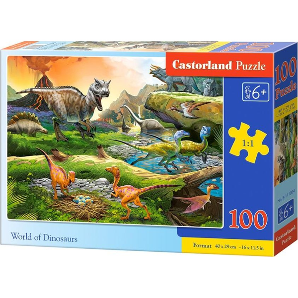 Castorland B-111084 Puzzle Puzzlespiel 100 Stück(e) Dinosaurier