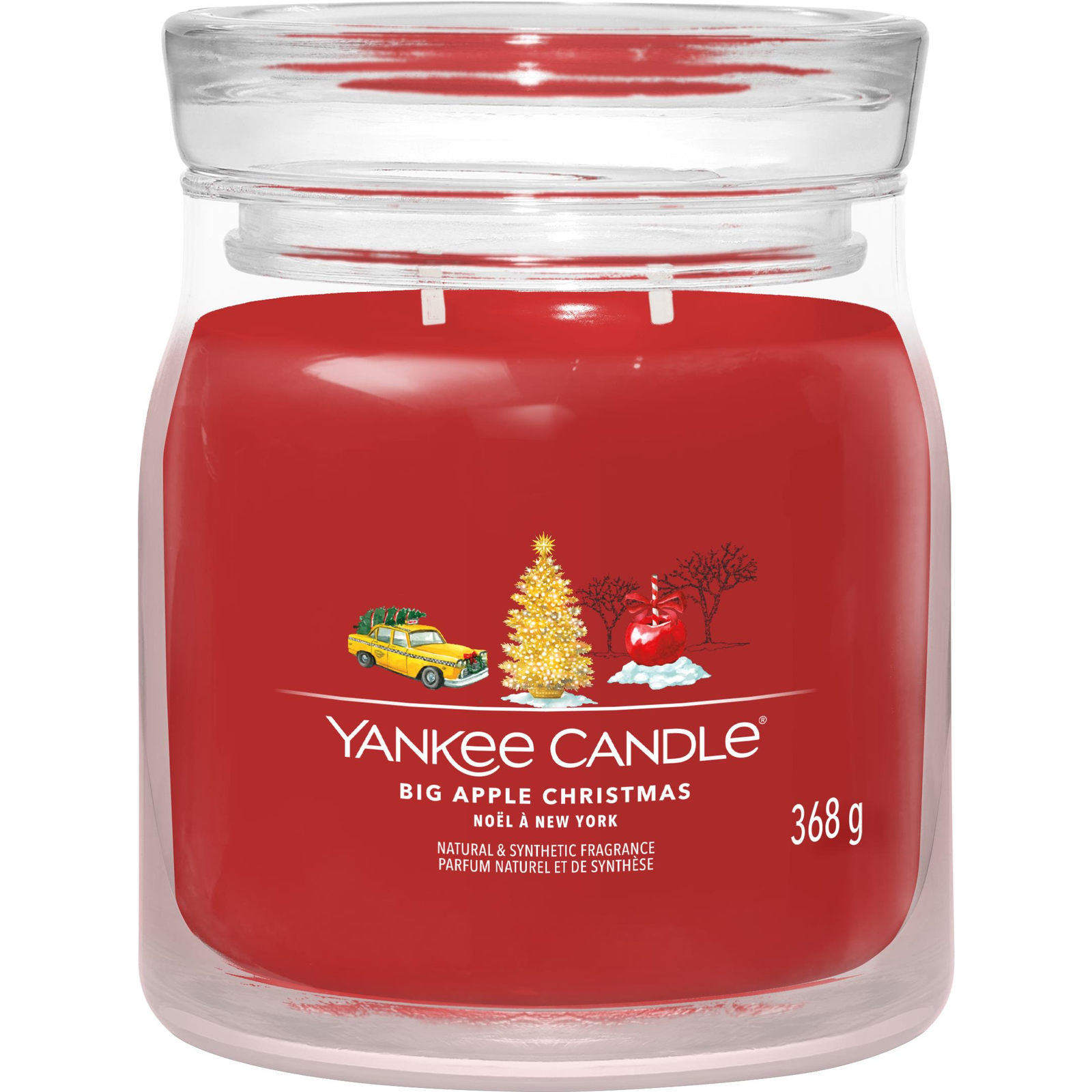 YANKEE CANDLE Signature Big Apple Christmas 368 g, 2 kanóc (5038581161914)