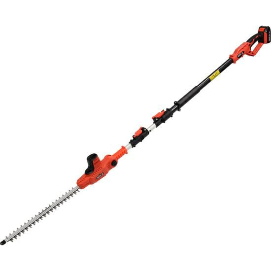 YATO Akkus lombnyíró 18 V Li-Ion 2,0 Ah akku+töltő 207-274 cm