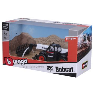 Bburago: Bobcat teleszkópos emelőkosárral, 1:50 (53375)