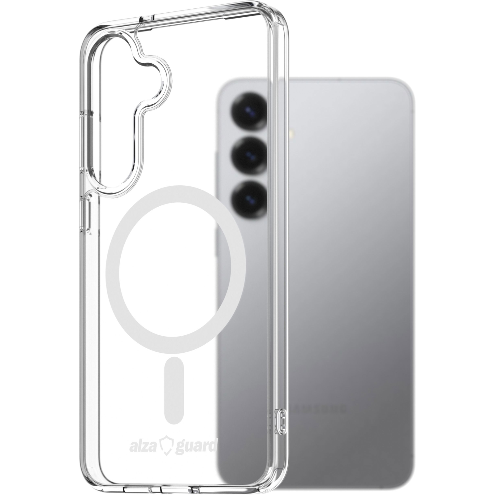 AlzaGuard Crystal Clear Samsung Galaxy S25+ MagSafe TPU tok (AGD-PCMT36Z)