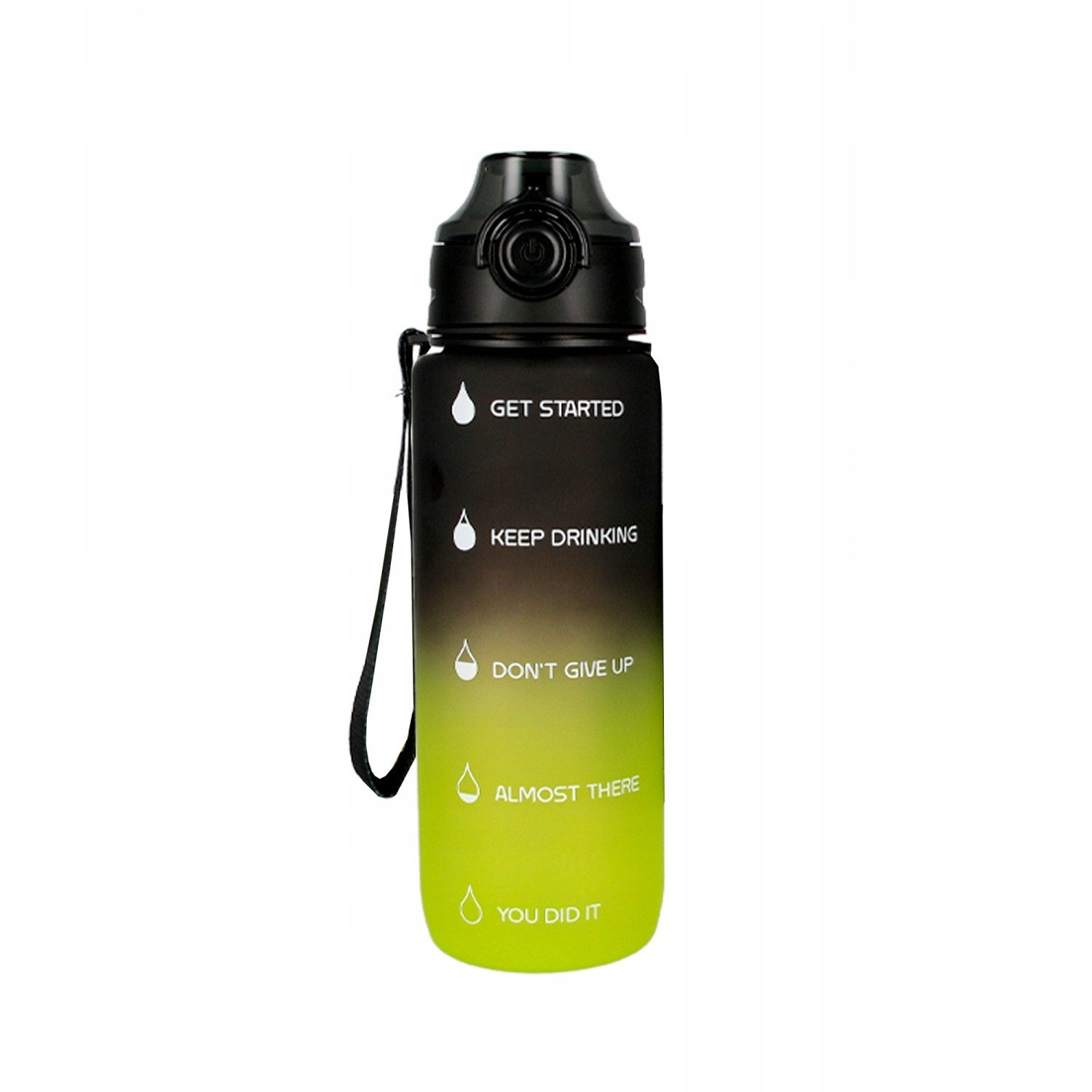 Starpak Műanyag Kulacs 750 ml - Zöld-Fekete (STK BID30)