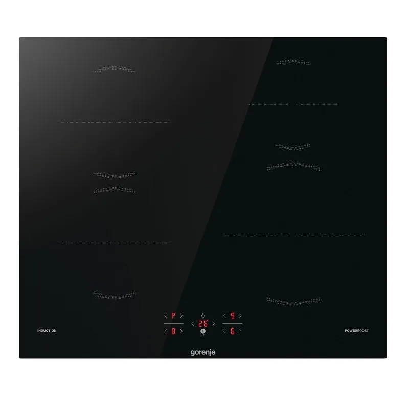 Gorenje GI6401BSCE Beépíthető 4 zónás Indukciós Főzőlap 7000 Watt - Fekete (GI6401BSCE)
