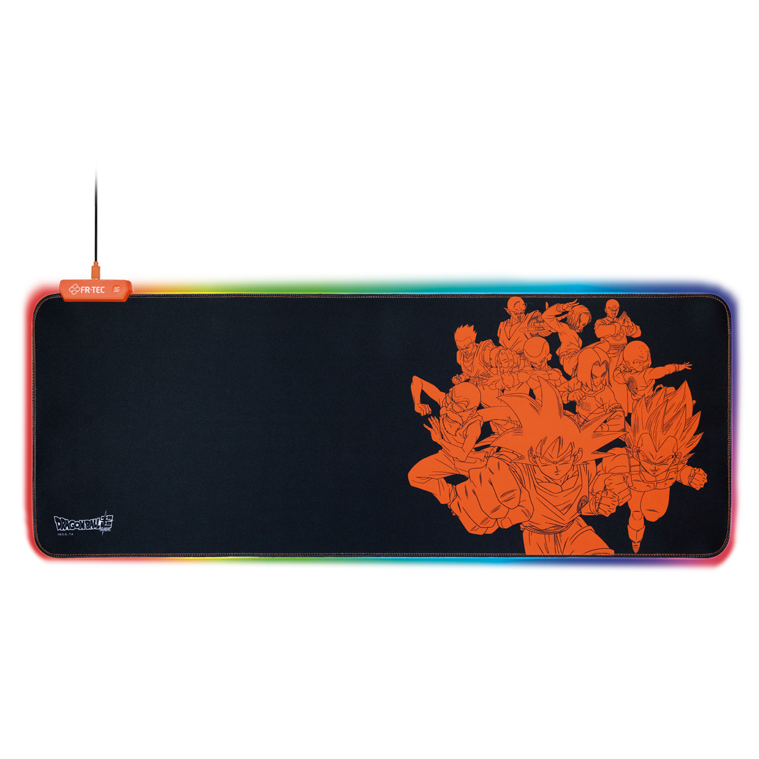 Blade Dragon Ball Goku LED Gaming Egérpad 800 x 300 - Fekete mintás (DBPCMOUPADGO)