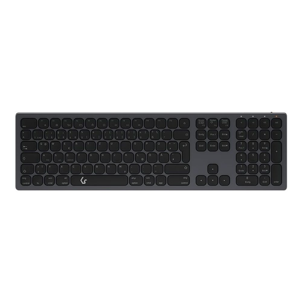 KeySonic KSK-8023BTRF billentyűzet Bluetooth QWERTZ Német Antracit, Fekete (KSK-8023BTRF)