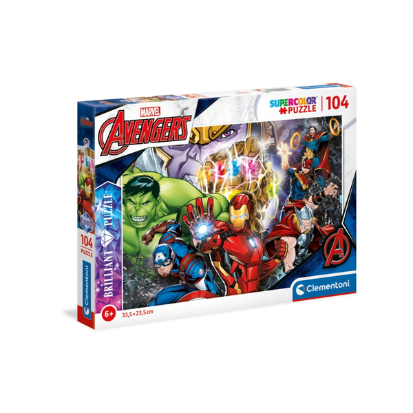 Clementoni Brilliant Marvel Bosszúállók - 104 darabos puzzle