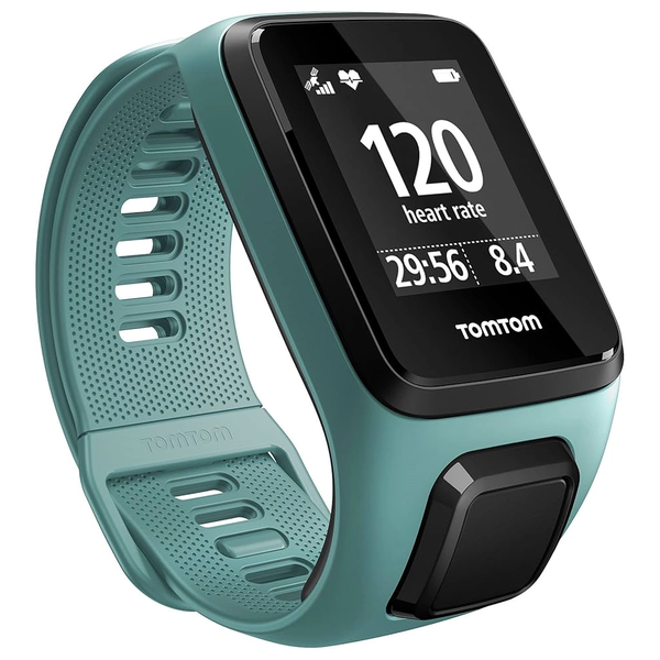 TomTom Spark 3 Cardio GPS fitnesz okosóra aqua, S méret