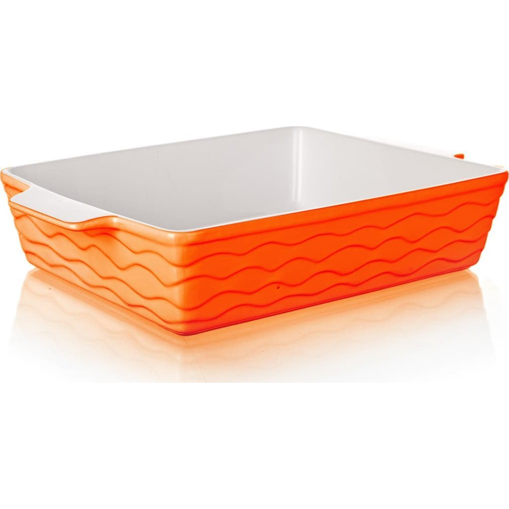 Kerámia Sütőtál, Culinaria Orange, 33 X 21 Cm, Szögletes (A05336)