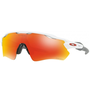 Oakley Radar EV Path Pol Wht w/ PRIZM Ruby