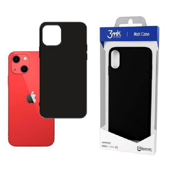 3mk Matt Case Apple iPhone 13 mini Szilikon Tok - Fekete