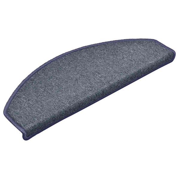 Covorașe scară 30 buc gri închis și albastru 65x24x4 cm