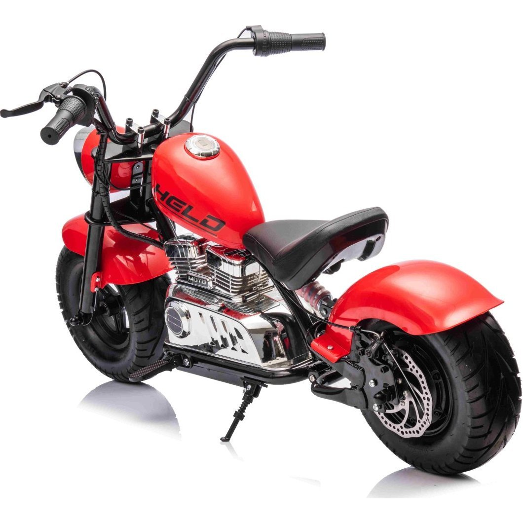 Chopper Warrior Motorkerékpár, Ramiz, 350W, 18V, Kerekek 32X10cm, 122X62x73cm, Piros (PA.XB-1058.CR)