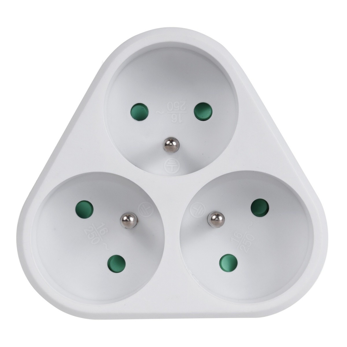 Maclean MCE214 Elosztó 3 aljzatos - Fehér (MCE214)