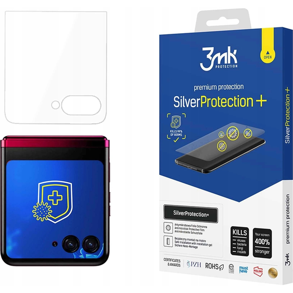 Antibakteriální Fólie pro Motorola Razr 50 Ultra - 3MK Silver hydrogel