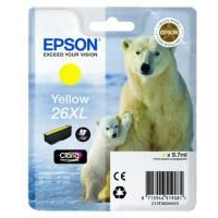 Epson Polar bear C13T26344012 inktcartridge 1 stuk(s) Origineel Hoog (XL) rendement Geel