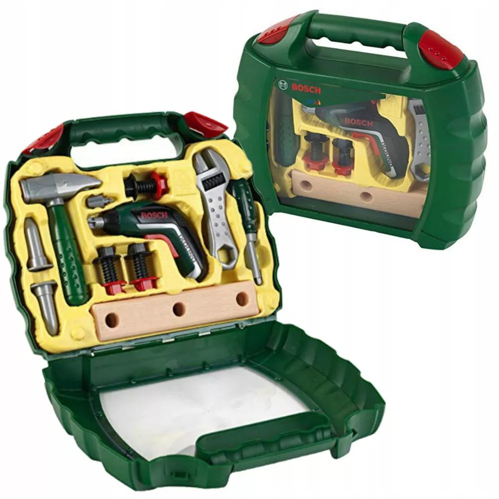 Klein Toys: Bosch Ixolino játék szerszámoskészlet bőröndben (83944)