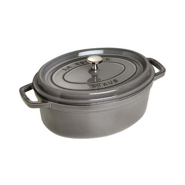 Zwilling Staub La Cocotte 31cm Sütőedény ovális - Grafitszürke