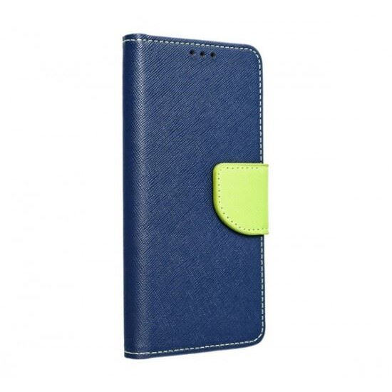 Fancy Xiaomi Redmi Note 11/11S flip tok kék-lime (64455) (FA64455)
