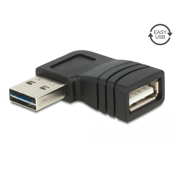 Adaptér USB-A M 2.0 - USB-A uhlový