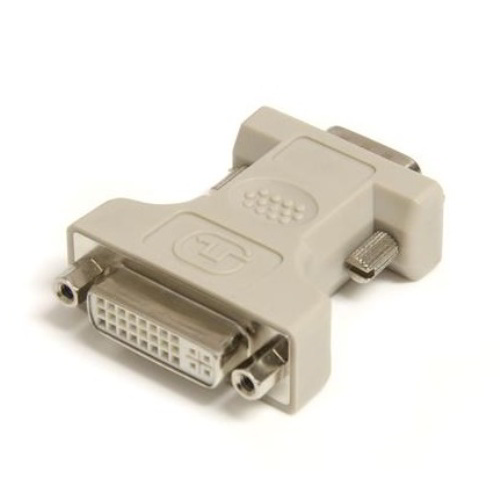 StarTech.com DVIVGAFM tussenstuk voor kabels DVI-I Beige