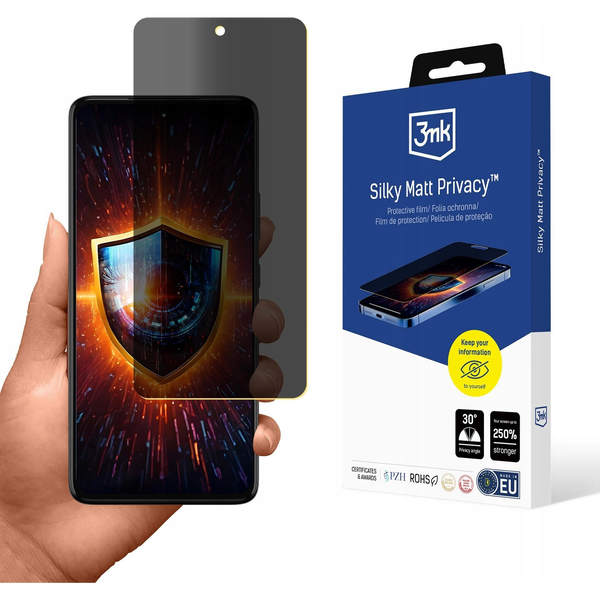 3MK Silky Matt Privacy Motorola Moto G72 védőfólia