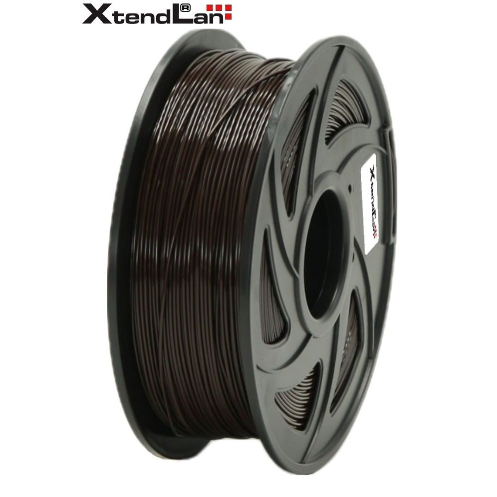 XtendLAN Filament PLA 1.75mm 1 kg - Fekete (3DF-PLA1.75-BK 1KG)
