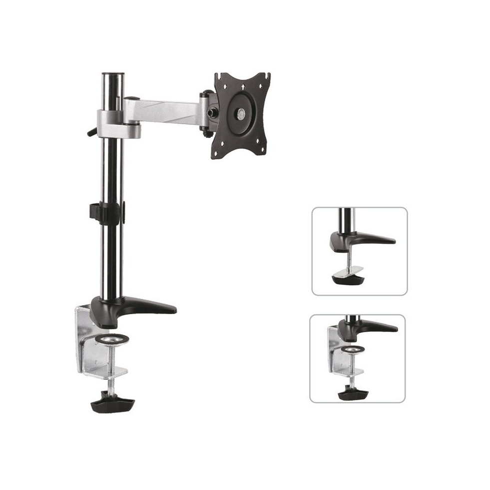 Maclean MC-717 13"-27" LCD TV/Monitor asztali tartó - Ezüst (MC-717)
