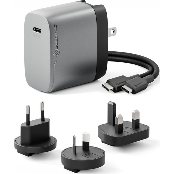 ALOGIC WCM1X67-SGR Ladegerät für Mobilgeräte Tablets, Laptop, Smartphone Schwarz, Grau AC Schnellladung Drinnen