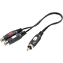 SpeaKa Professional RCA Audio Y адаптер [1x RCA щепсел - 2x RCA гнездо] Черен (SP-7869820)
