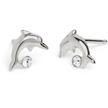 VICTORIA CRUZ Kids delfines fülbevaló fehér kristállyal (Ag 925/1000, 0,707 g) (8435672407253)