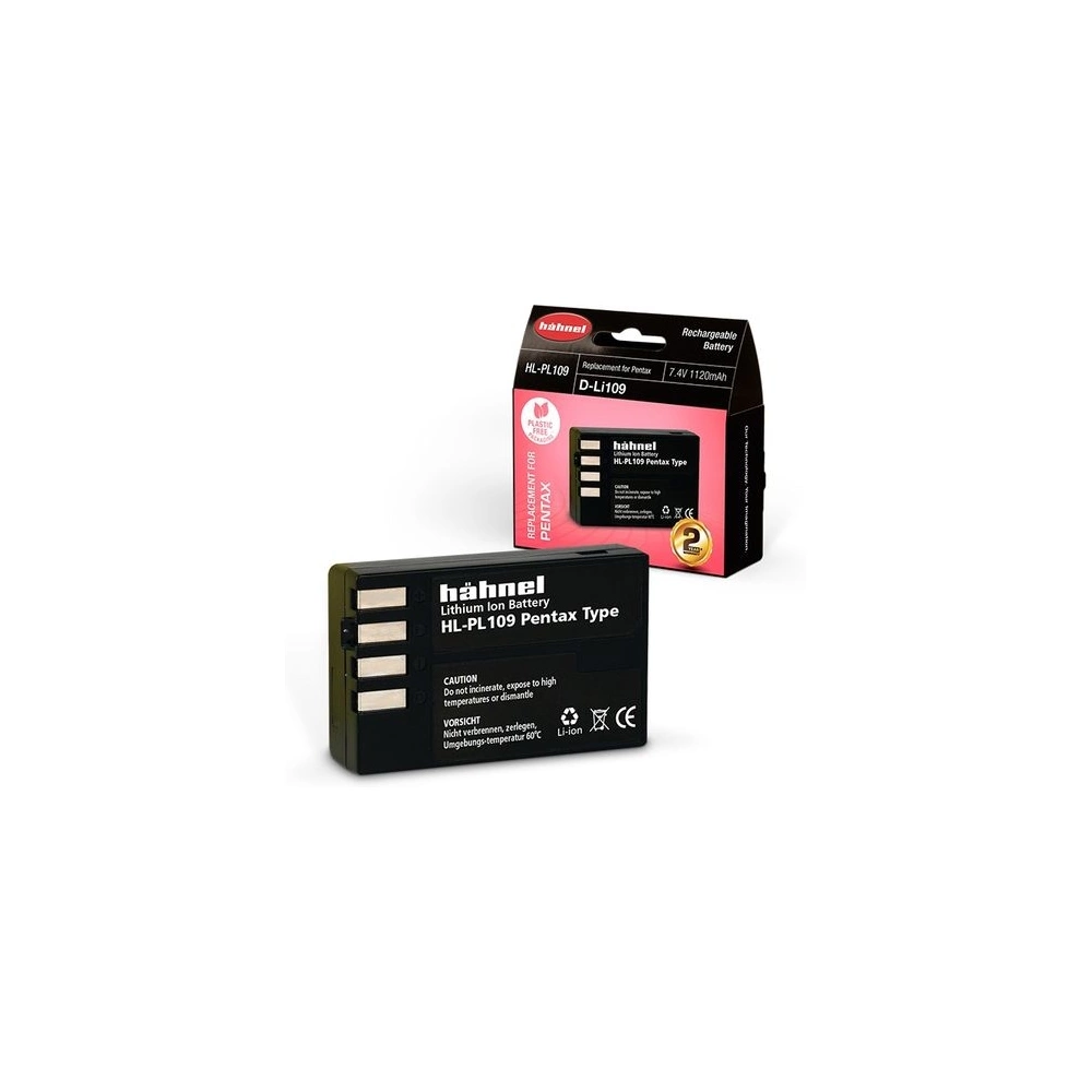 HAHNEL HL-PL109 akkumulátor Pentax fényképezőgépekhez 1120mAh (1000 201.9)