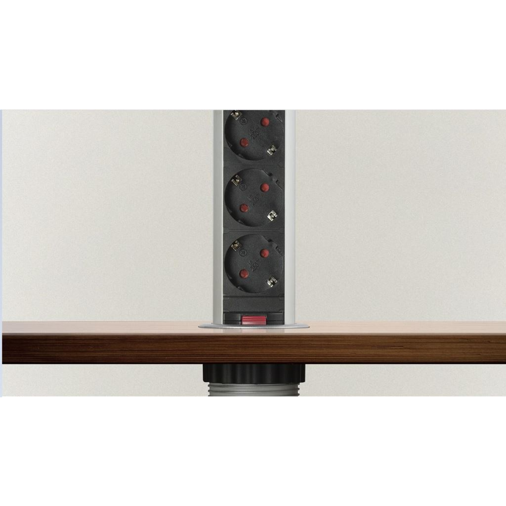 Delight rejtett hálózati elosztó 3 aljzat (20430B) (20430B)