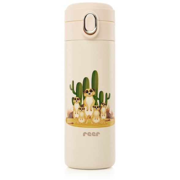 REER 350 ml, szívószállal, krémfehér (4013283901007)