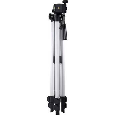 TOOLCRAFT Tripod 1/4 col Munkamagasság=51 - 150 cm Ezüst inox Vízmérték (TO-6541716)
