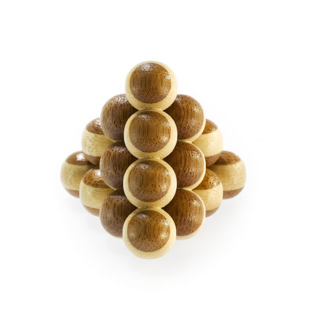 Eureka 3D Bambusz puzzle - Cannon Balls ördöglakat (EUR30743)