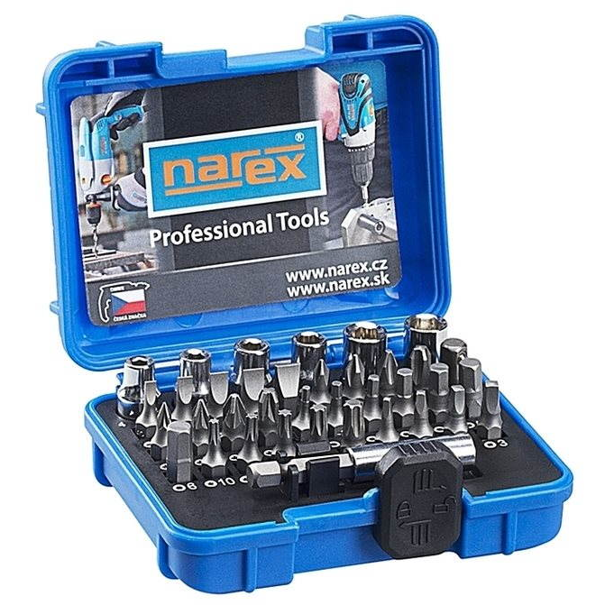 Narex Industrial-CrV 37-Bit Box, 37 db (65404060)