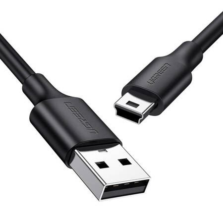 Ugreen US132 USB-kabel USB 2.0 1 m USB A Mini-USB B Sort