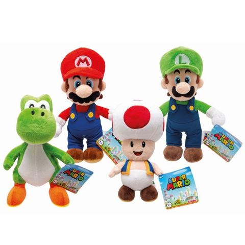 Simba Toys Super Mario: Plüss figurák többféle változatban (109231009) (simba109231009)