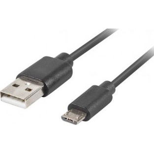 Kabel Lanberg USB - microUSB typ B 1 m černý