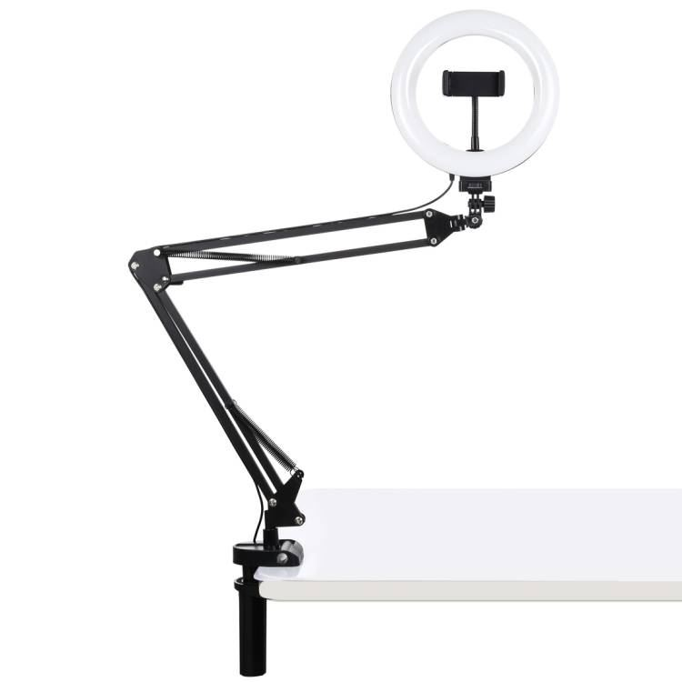Puluz LED körlámpa asztali állvánnyal (PKT3089B) (PKT3089B)