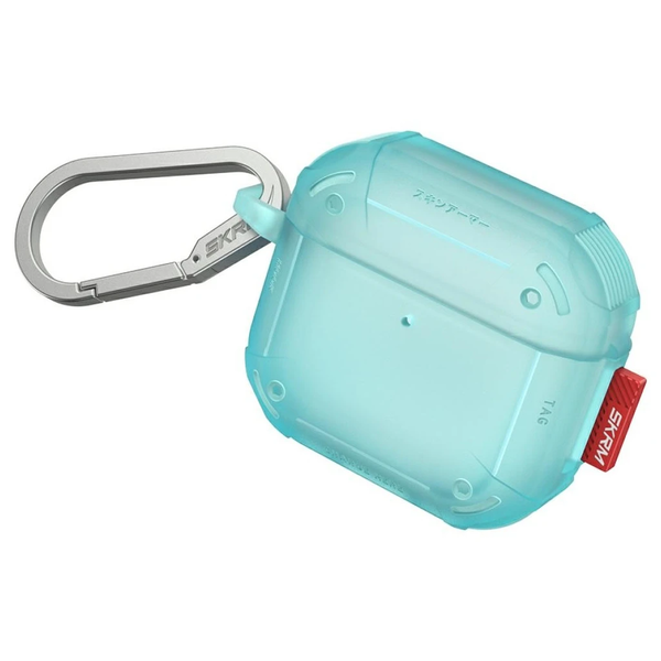 Skinarma Mecha CE tok AirPods 4 készülékhez türkiz