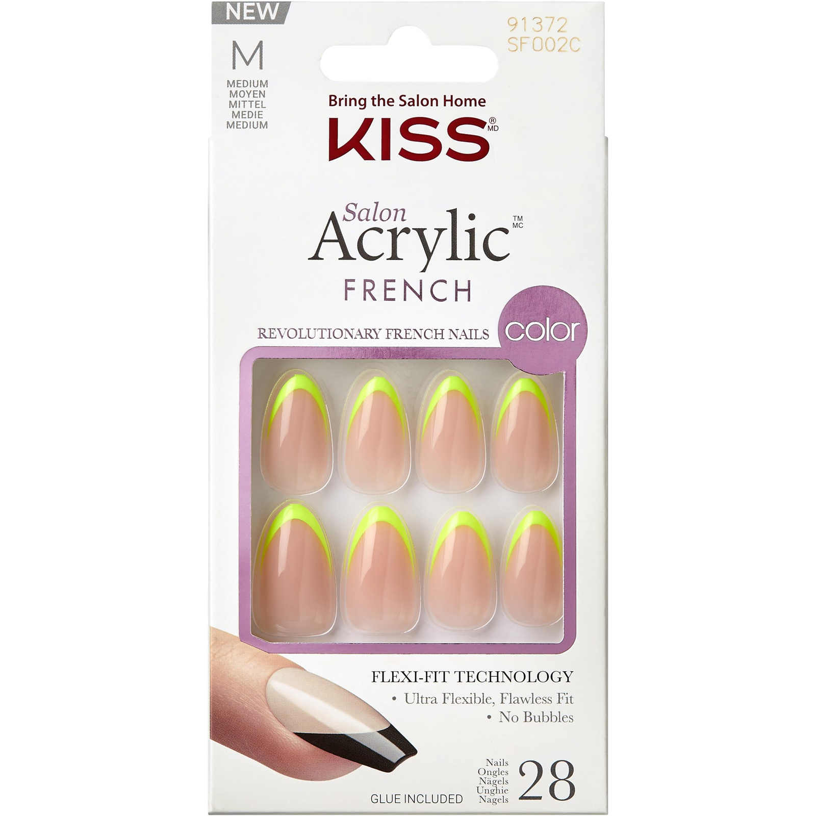 KISS Salon Acrylic French Color Hype (731509913729)
