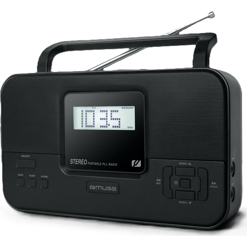 MUSE M-087 MB Hordozható Rádió fekete (M-087 MB)